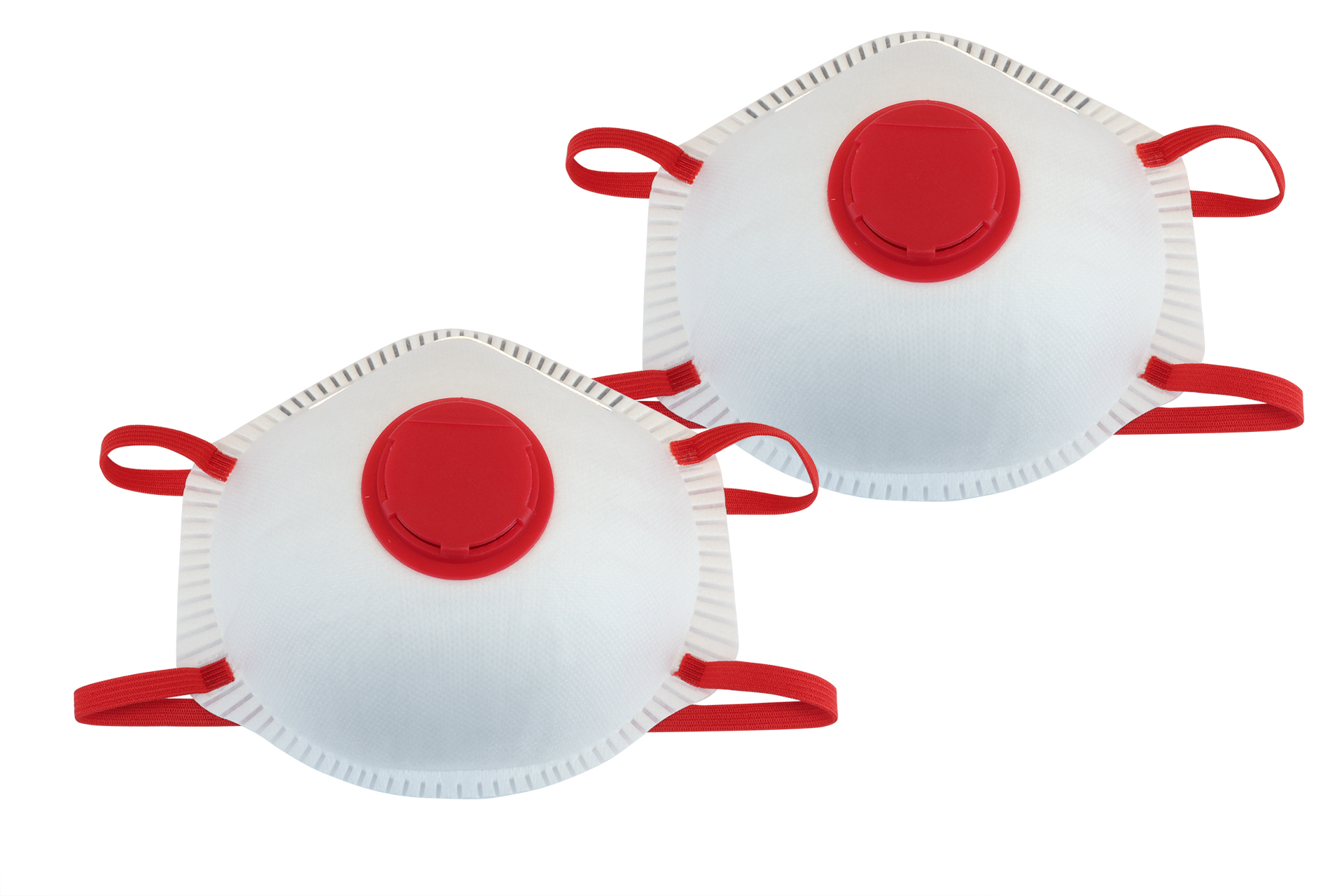 Stofmasker FFP1 met ventiel 2st - Per Set