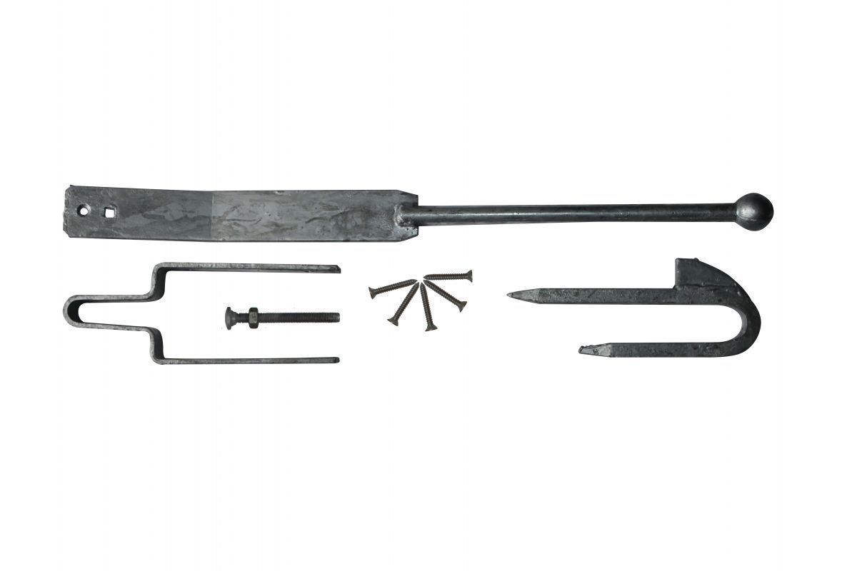 Veersluiting voor Hek 72 mm Dik - 3 delen