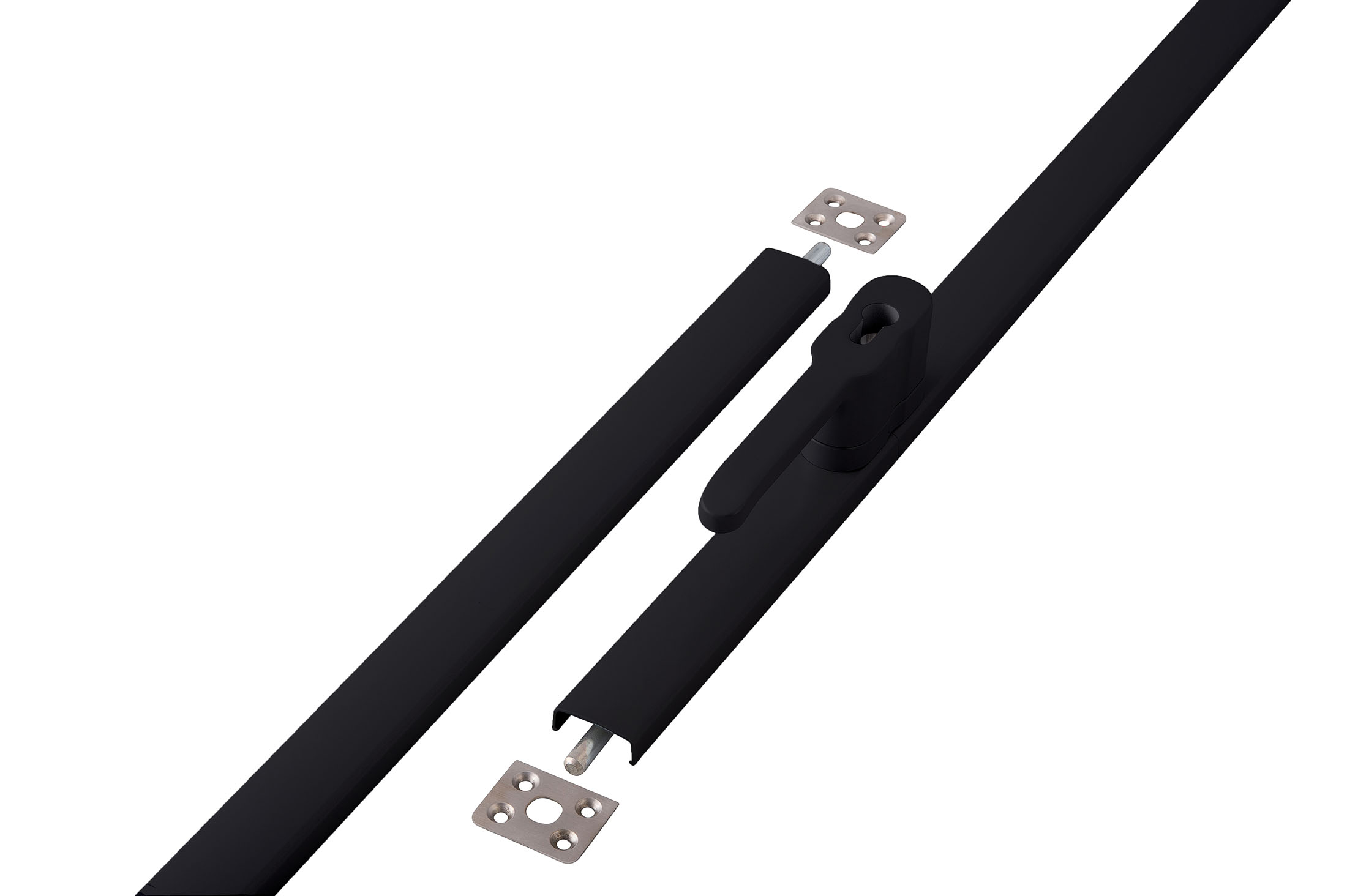 Espagnolet compleet SKG** Zwart - Per Set