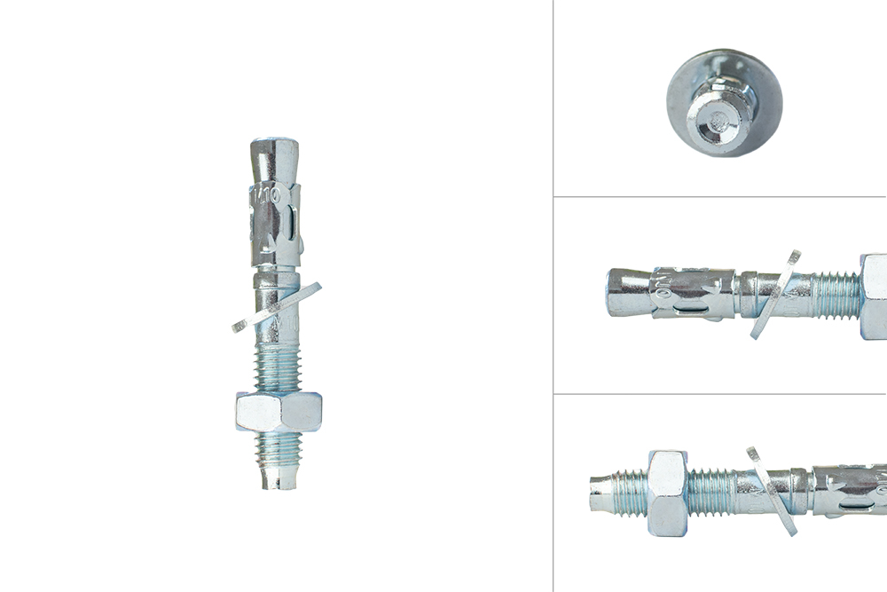 Keilbout M10 x 70 mm voor doorsteekmontage - Per Stuk