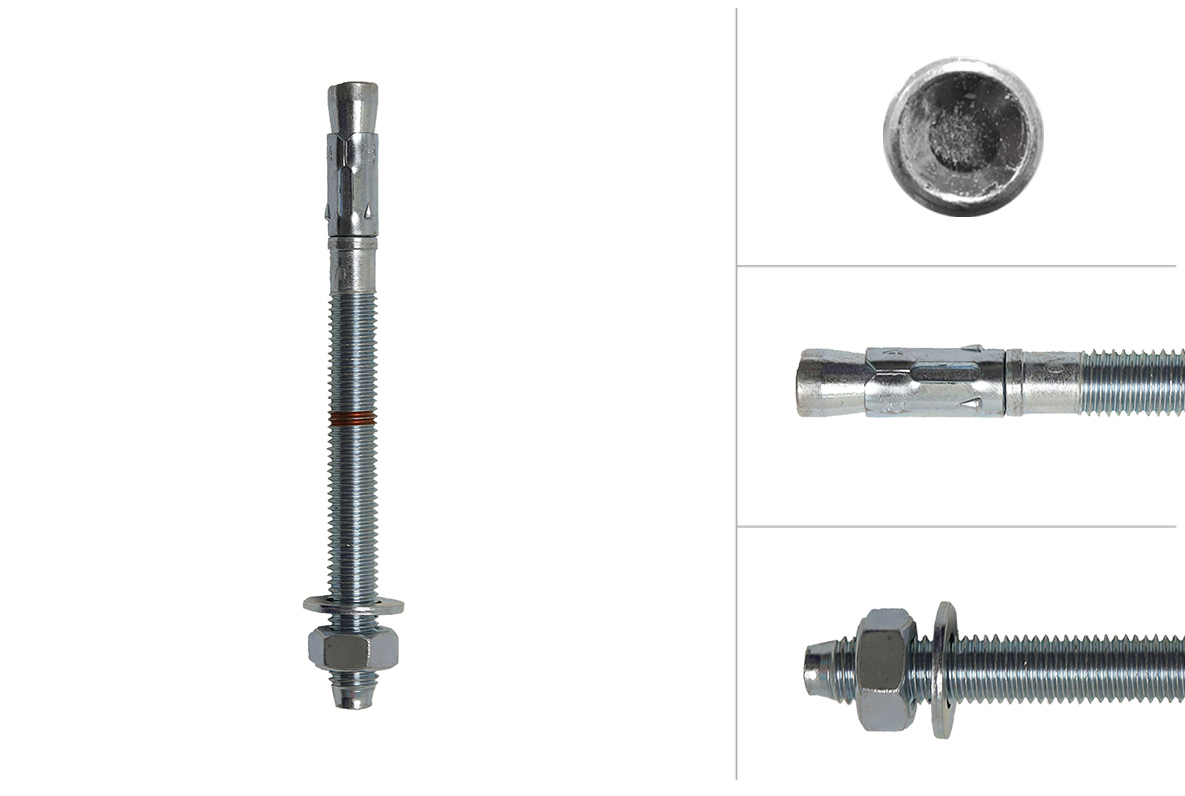Keilbout M14 x 170 mm voor doorsteekmontage - Per Stuk