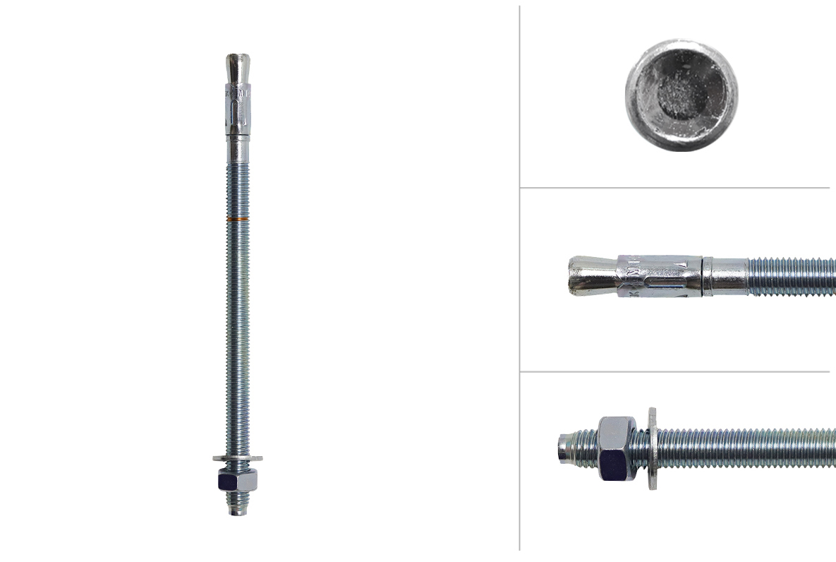 Keilbout M14 x 250 mm voor doorsteekmontage - Per Stuk