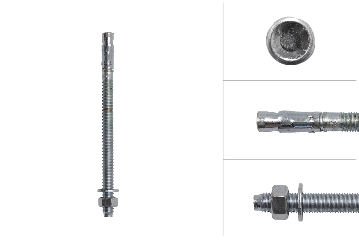 Keilbout M16 x 250 mm voor doorsteekmontage - Per Stuk