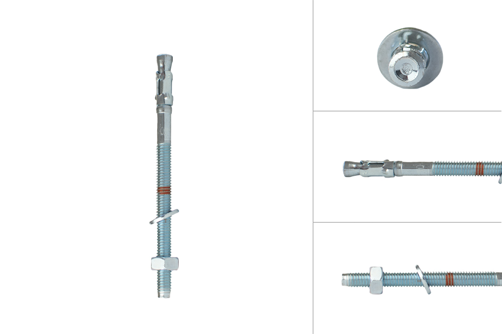 Keilbout M6 x 90 mm voor doorsteekmontage - Per Stuk
