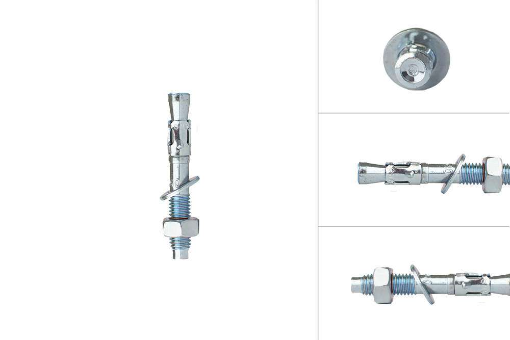 Keilbout M8 x 60 mm voor doorsteekmontage - Per Stuk
