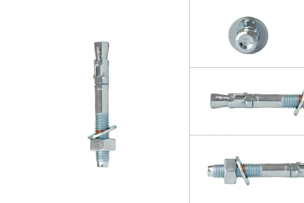 Keilbout M8 x 65 mm voor doorsteekmontage - Per Stuk