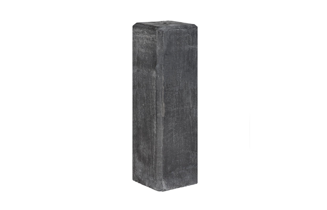 Betonpoer Antraciet Extra groot 22 x 22 x 40 cm - Per Stuk