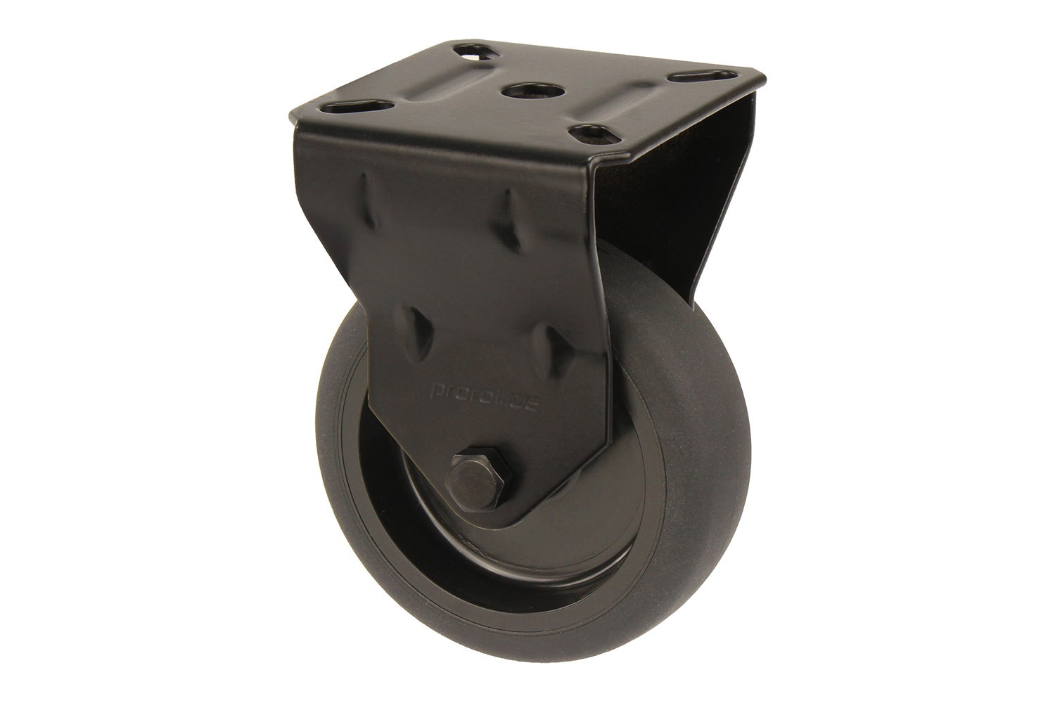 Bokwiel Zwart 50 mm - Per Stuk