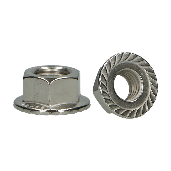 Flensmoer M12 RVS - Doos 100 Stuks