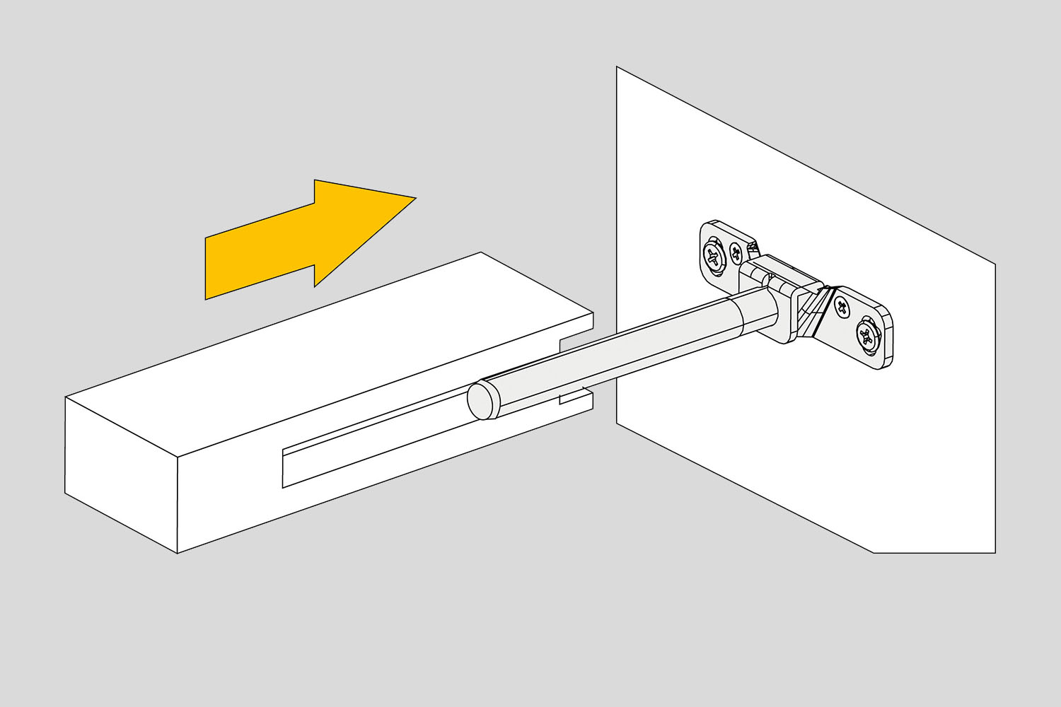Blinde Plankdrager 10 cm met Bevestigingsplaat - Per Stuk, foto 6 van 6