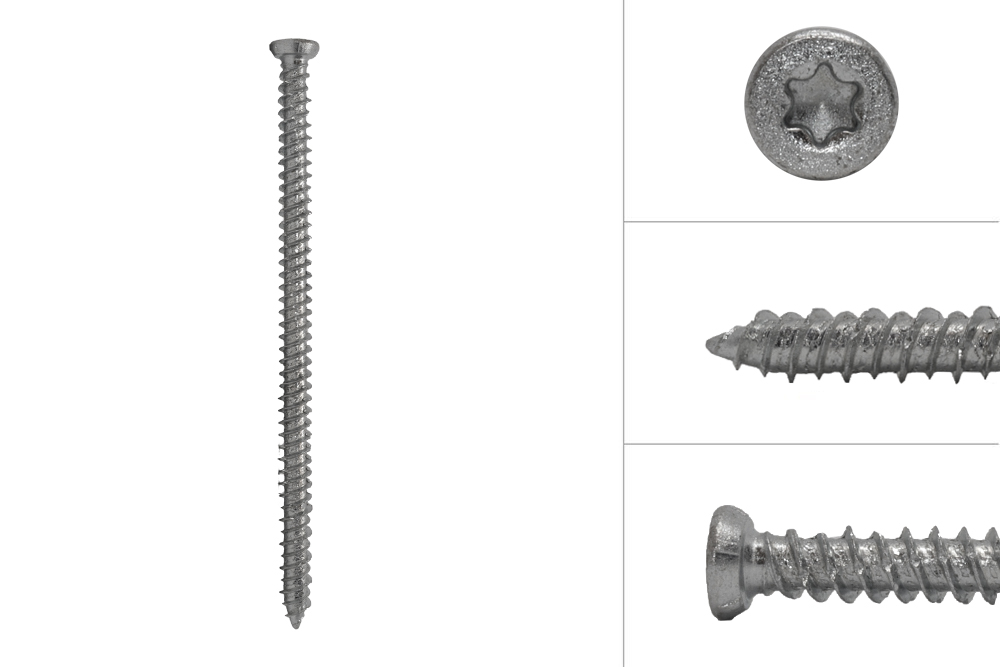 Kozijnschroeven platkop verzinkt 7.5 x 132 mm - 100 Stuks