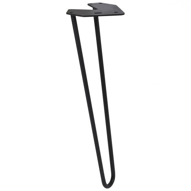 Meubelpoot Industrieel Zwart 40 cm - Per Stuk