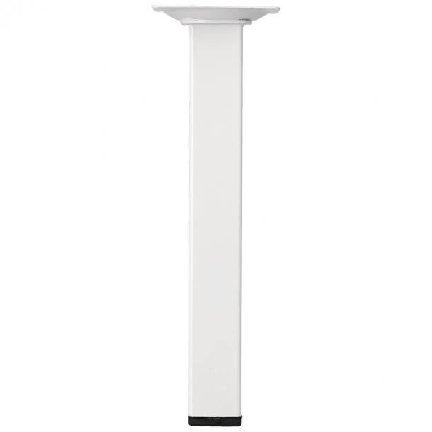 Meubelpoot Vierkant Wit 200 mm - Per Stuk