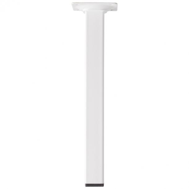 Meubelpoot Vierkant Wit 250 mm - Per Stuk