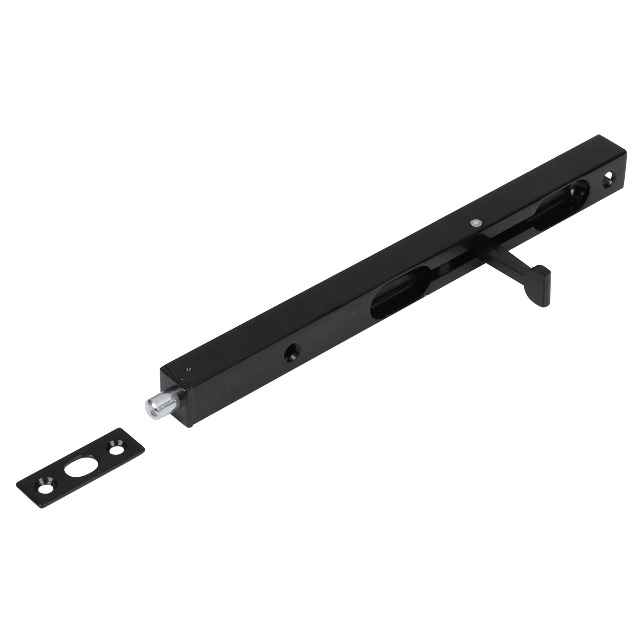 Kantschuif Zwart Bascule 200 x 17 x 15 mm - Per Stuk