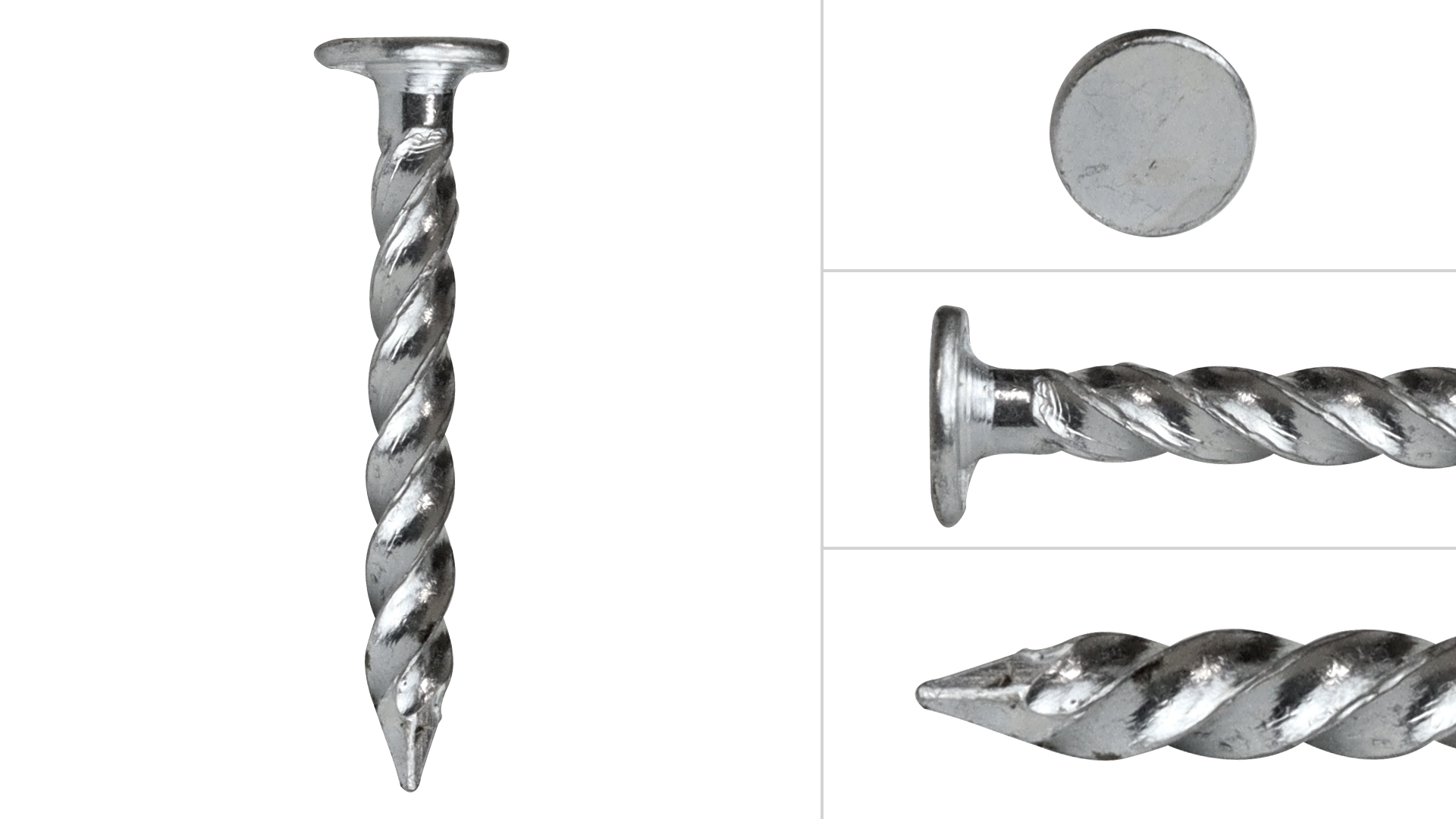 Schroefnagels 32 mm Verzinkt Ø3,8 - Doos 500 Stuks