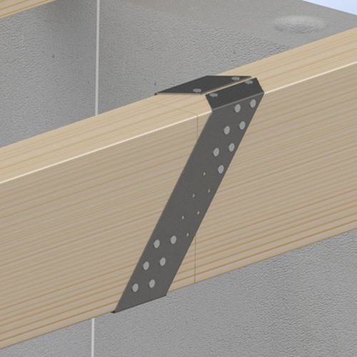 Gordinglas Verzinkt voor Balk van 7 x 22 cm - Per Stuk, foto 2 van 3