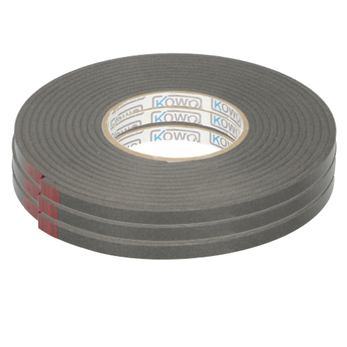 Glasband PE 9x3 mm zwart - 3 x 5 m - Beglazing