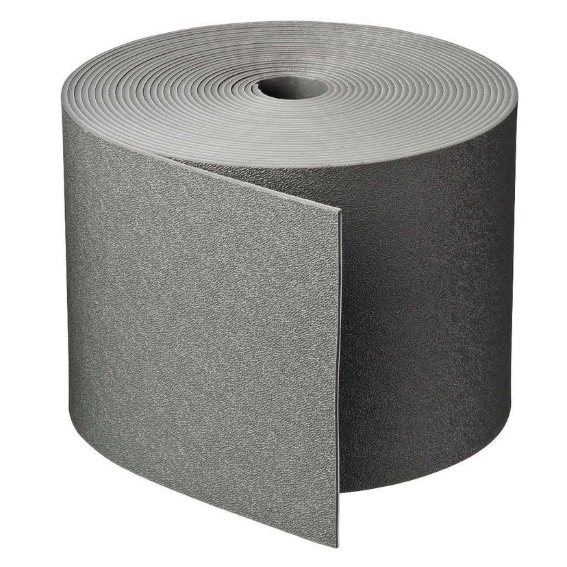 Borderrand Kunststof Grijs 15 cm hoog - Rol 10 Meter