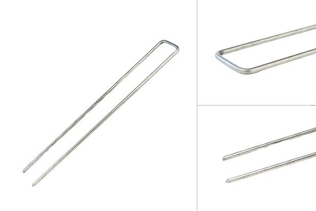 Gronddoekpen gepunt voor anti-worteldoek 20 cm - 100 stuks