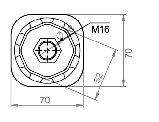 Schroeffundering Koppelstuk Plat 63,5 x 180 mm - Per Stuk, foto 4 van 4