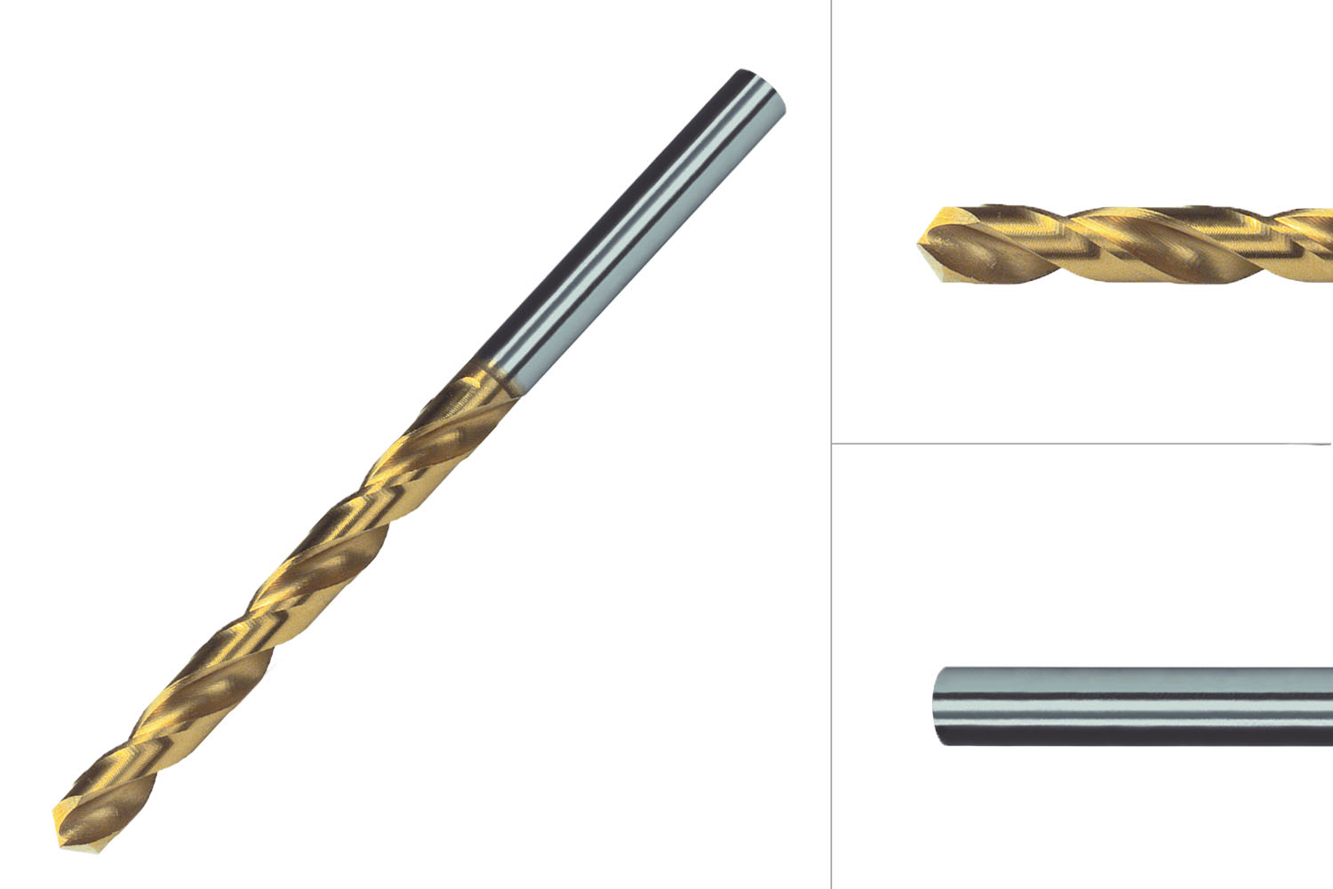 Hardhoutboor HSS-G TiN 4 mm - Doos 10 stuks