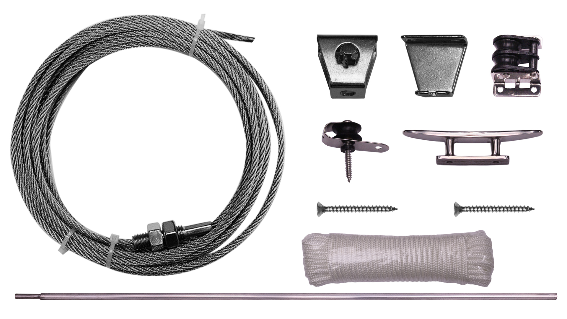 Harmonica schaduwdoek 2,9 x 5 m - 285gr/m2 - Zand - Per stuk, foto 6 van 6