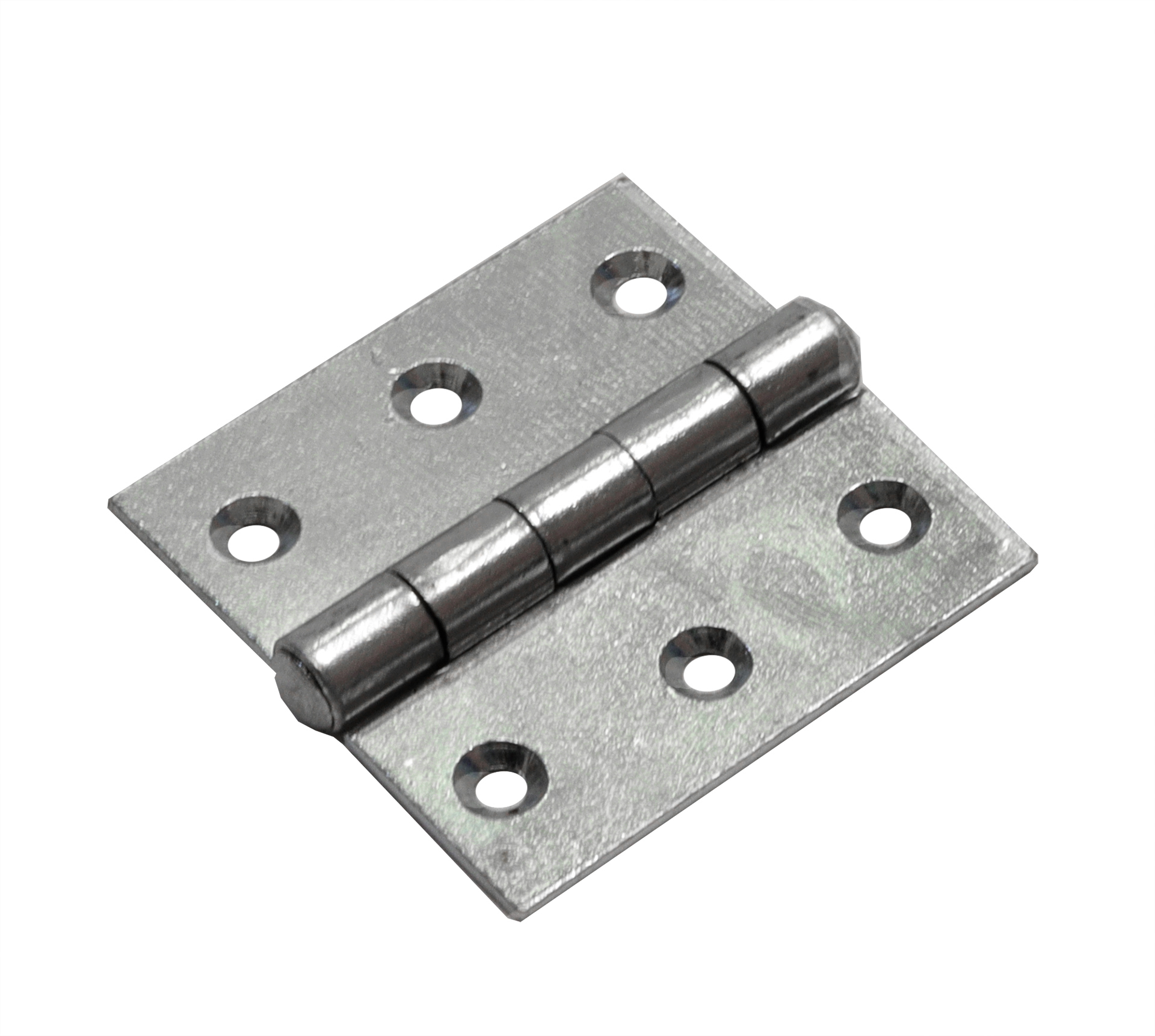 Scharnier 63x63 mm verzinkt met rechte hoek - Per stuk