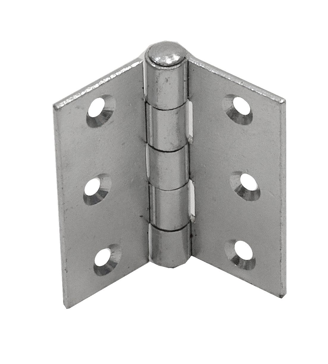 Scharnier 63x63 mm verzinkt met rechte hoek - Per stuk, foto 2 van 3