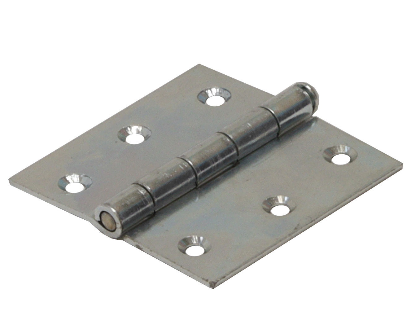 Scharnier 76x76 mm verzinkt met rechte hoek - Per stuk