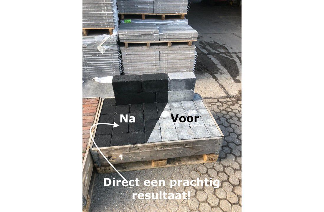 Norvo - Steen en Betoncoating Zwart - 1 liter - Per Stuk, foto 2 van 5