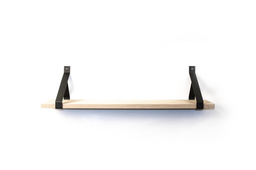 Plankdrager Zwart Industrieel 20 x 25 cm - T2 - Set 2 Stuks, foto 5 van 6
