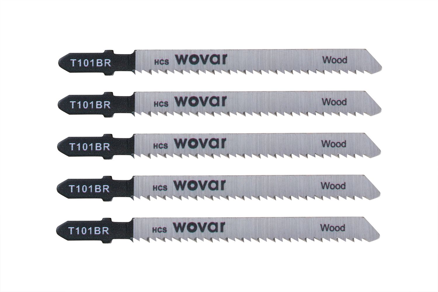Decoupeerzaagbladen 101BR Hout Omgekeerde vertanding - Set 5 Stuks