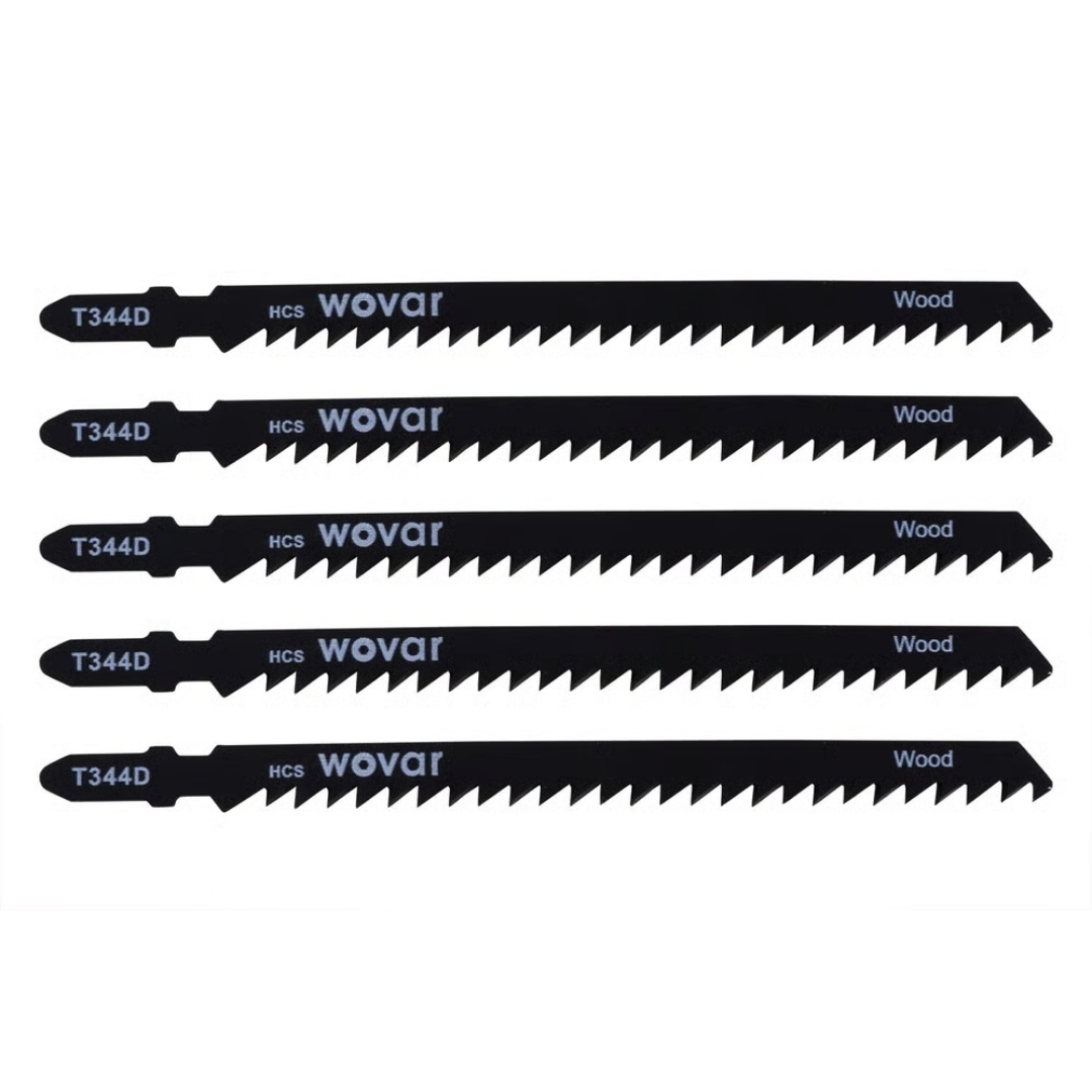 Decoupeerzaagbladen 344D Hout Grof extra lang - Set 5 Stuks