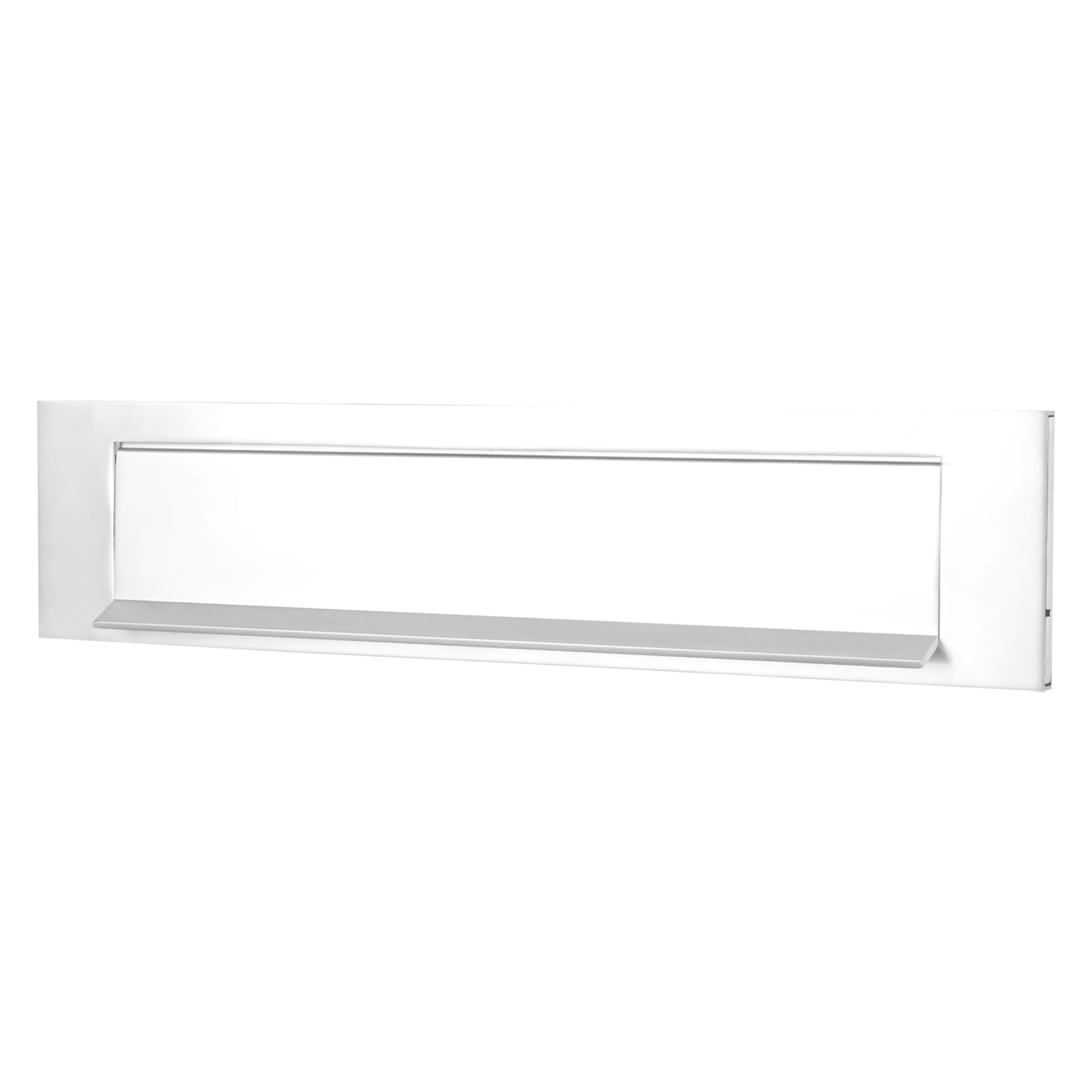 Briefplaat Aluminium met Tuimelklep - Per Stuk, foto 2 van 2