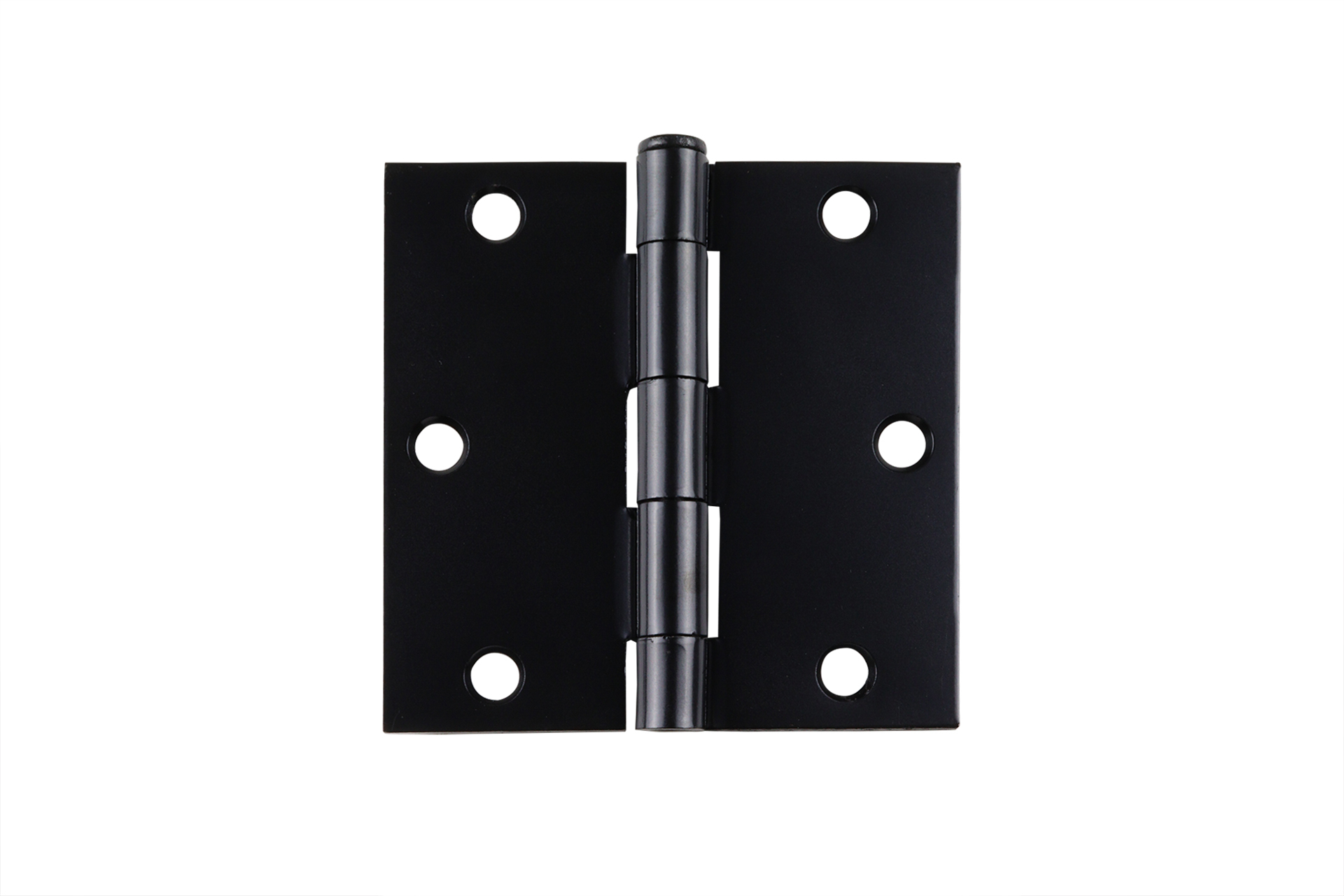 Scharnier Zwart 89 x 89 mm met losse pen en rechte hoek - Set 2 stuks, foto 4 van 4