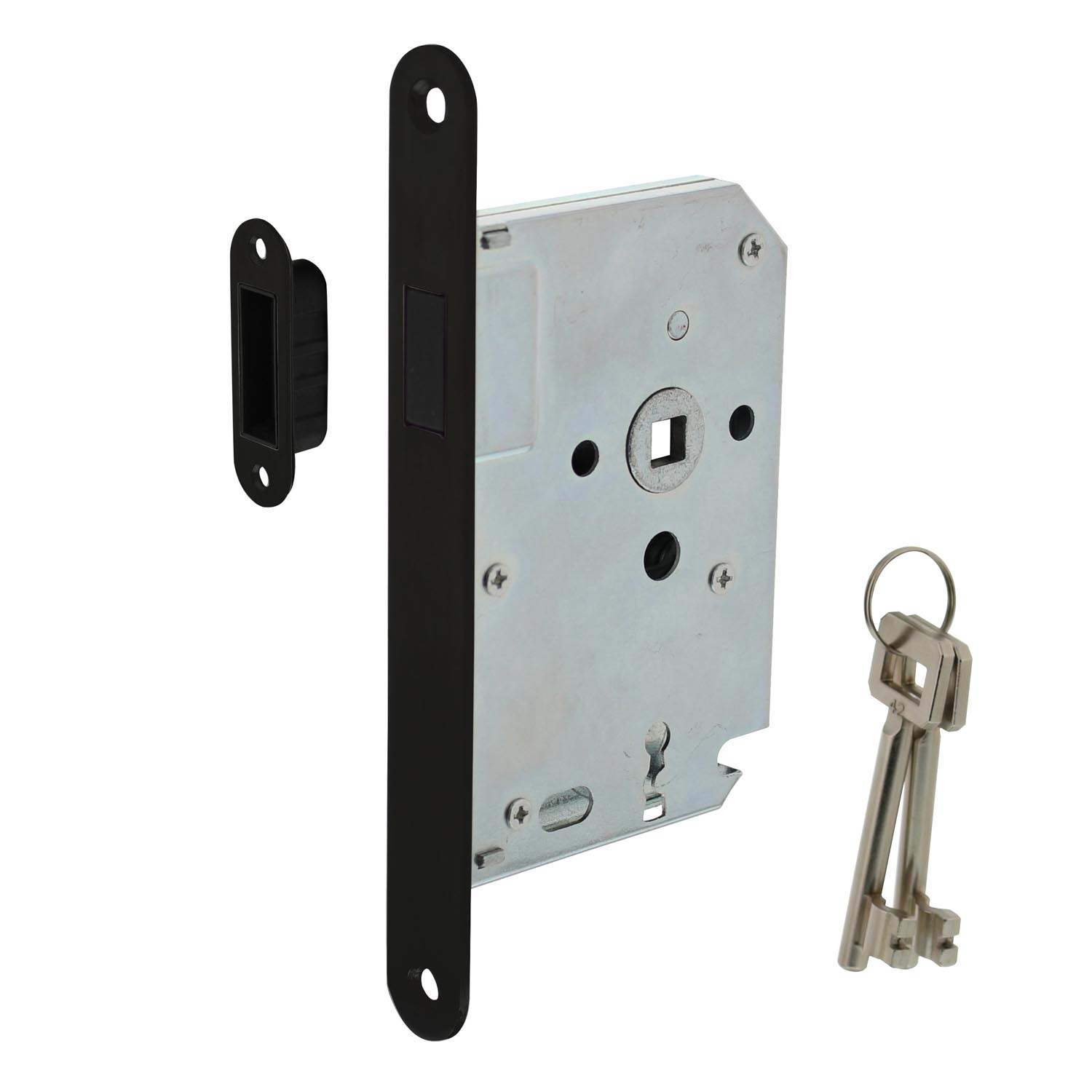 Magneetslot Zwart Klavierslot SL56 - Per Stuk