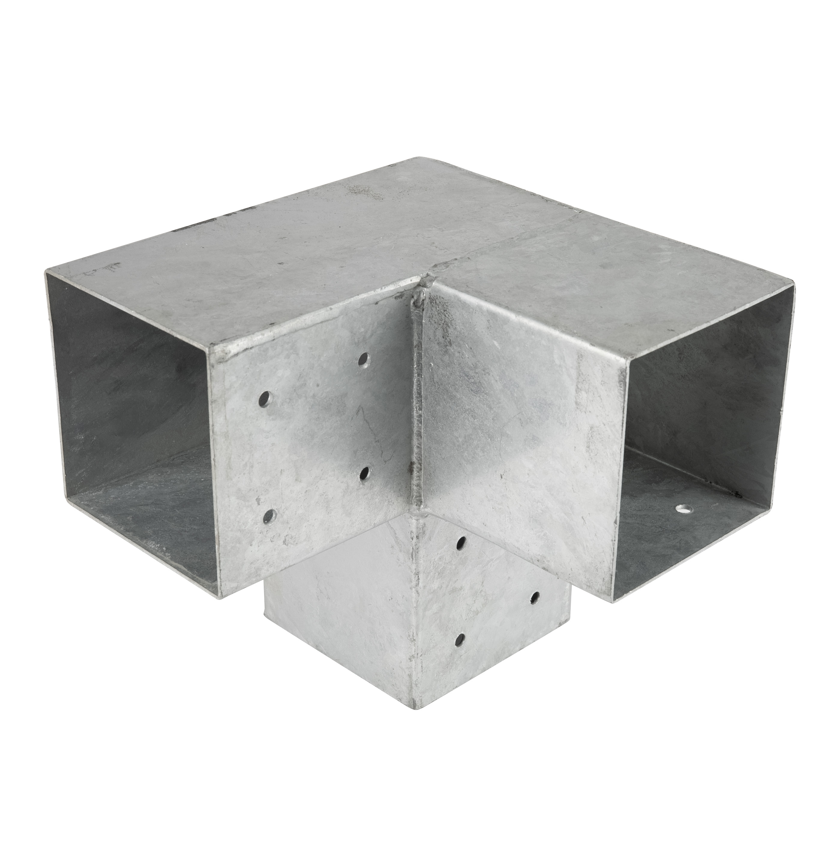 Pergola Hoekverbinding voor 12 x 12 cm palen Kubus model - Per stuk