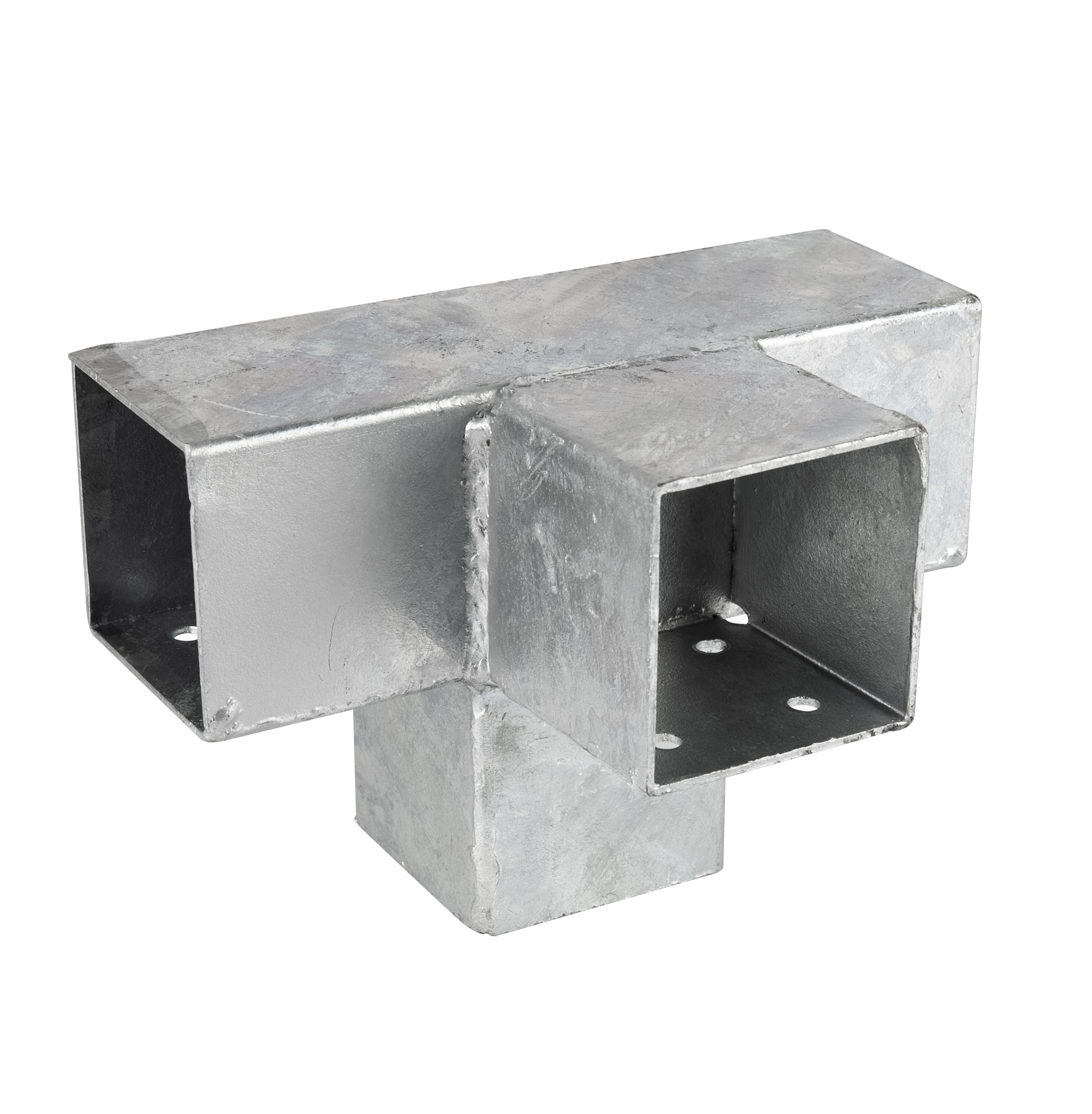Pergola Hoekverbinding met Verlenging voor 7 x 7 cm palen Kubus model - Per stuk