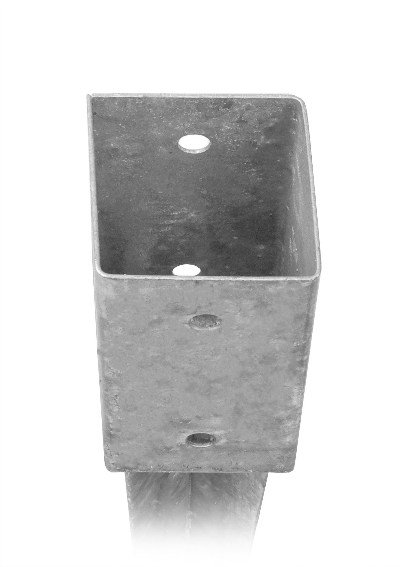 Paalhouder met punt 7.1 x 7.1 x 75 cm - Per Stuk, foto 2 van 2