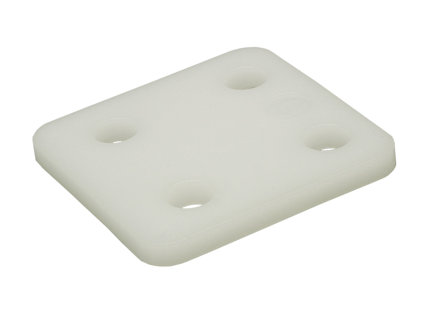 Drukplaat zonder sleuf 6mm Transparant - Zak 48 stuks