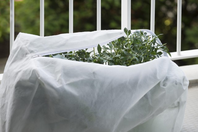 Beschermhoes Planten met Rits Wit 25 x 55 x 35 cm - Set 3 Stuks, foto 2 van 5