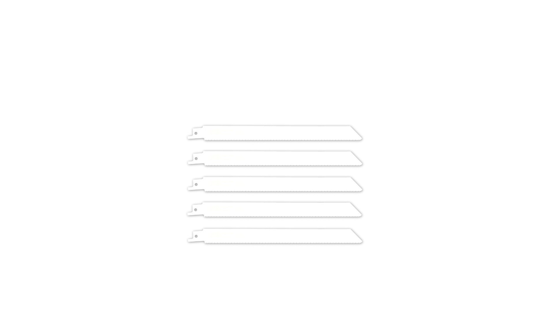 Reciprozaagbladen voor Hout en Lichte Metalen 225 mm 1122HF - Set 5 stuks