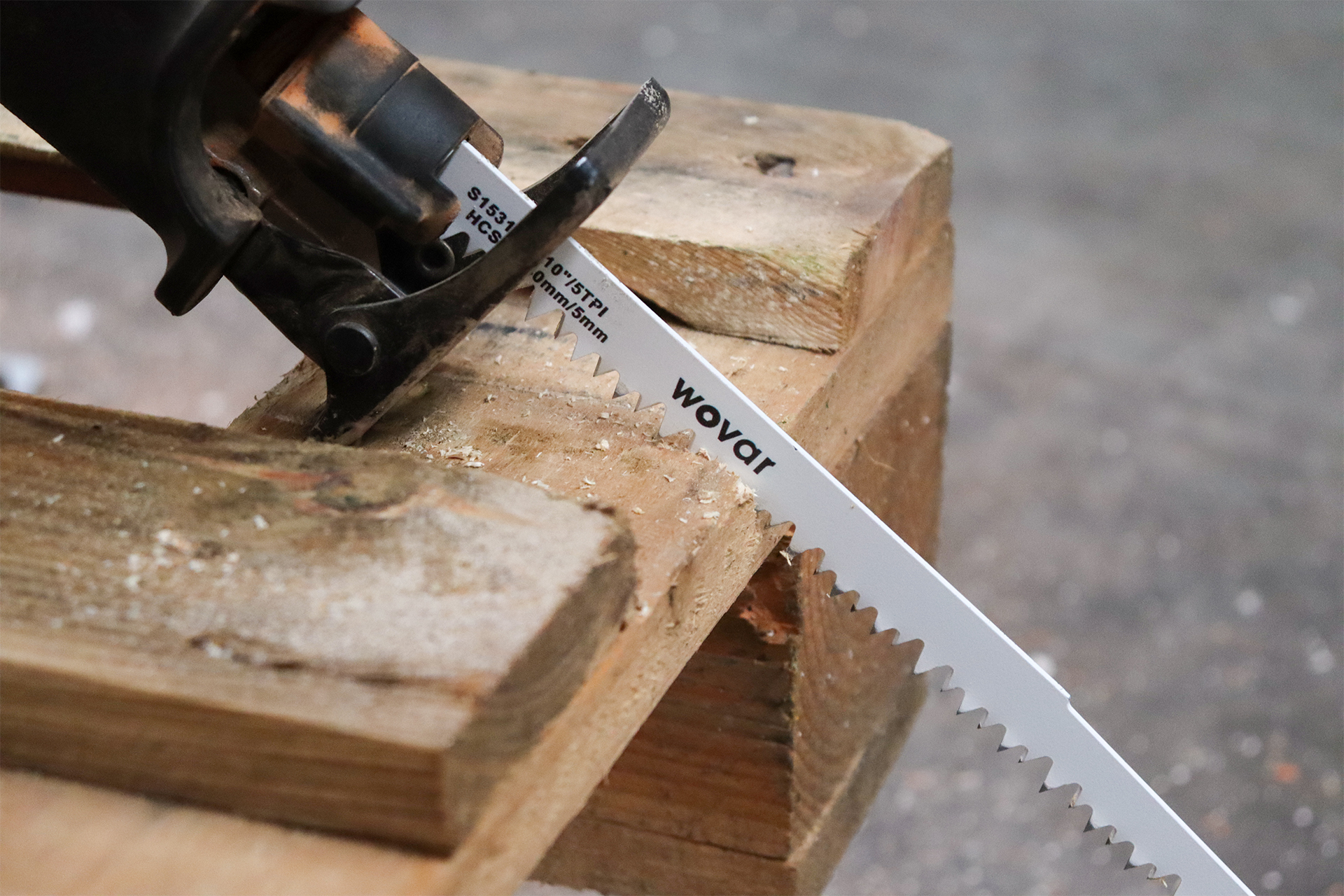 Reciprozaagbladen Grof voor hout 240 mm 1531L - Set 5 stuks, foto 5 van 6