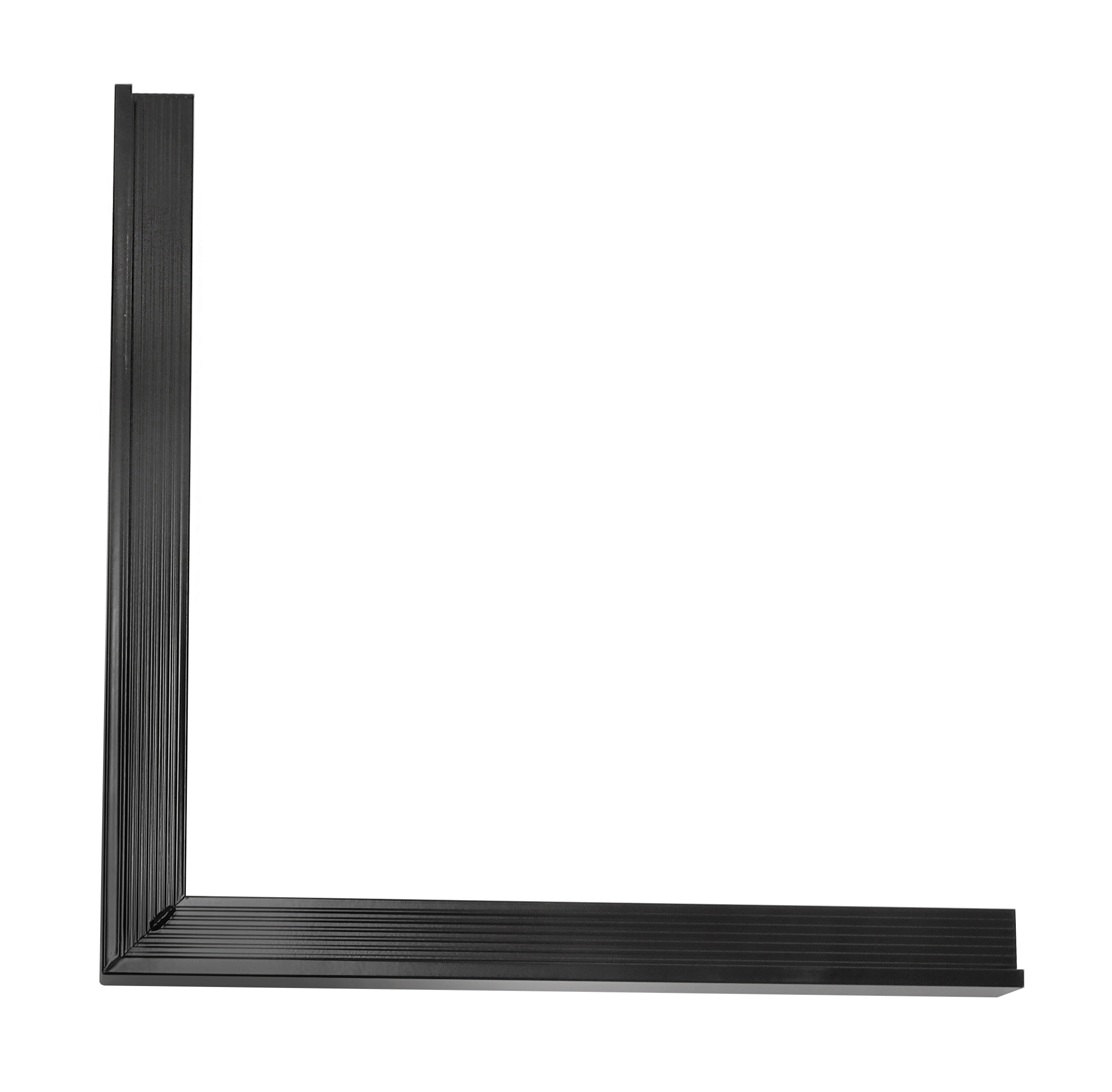 Daktrim Zwart Aluminium Buitenhoek 4.5 x 4.5 x 40 cm - Per Stuk, foto 2 van 2