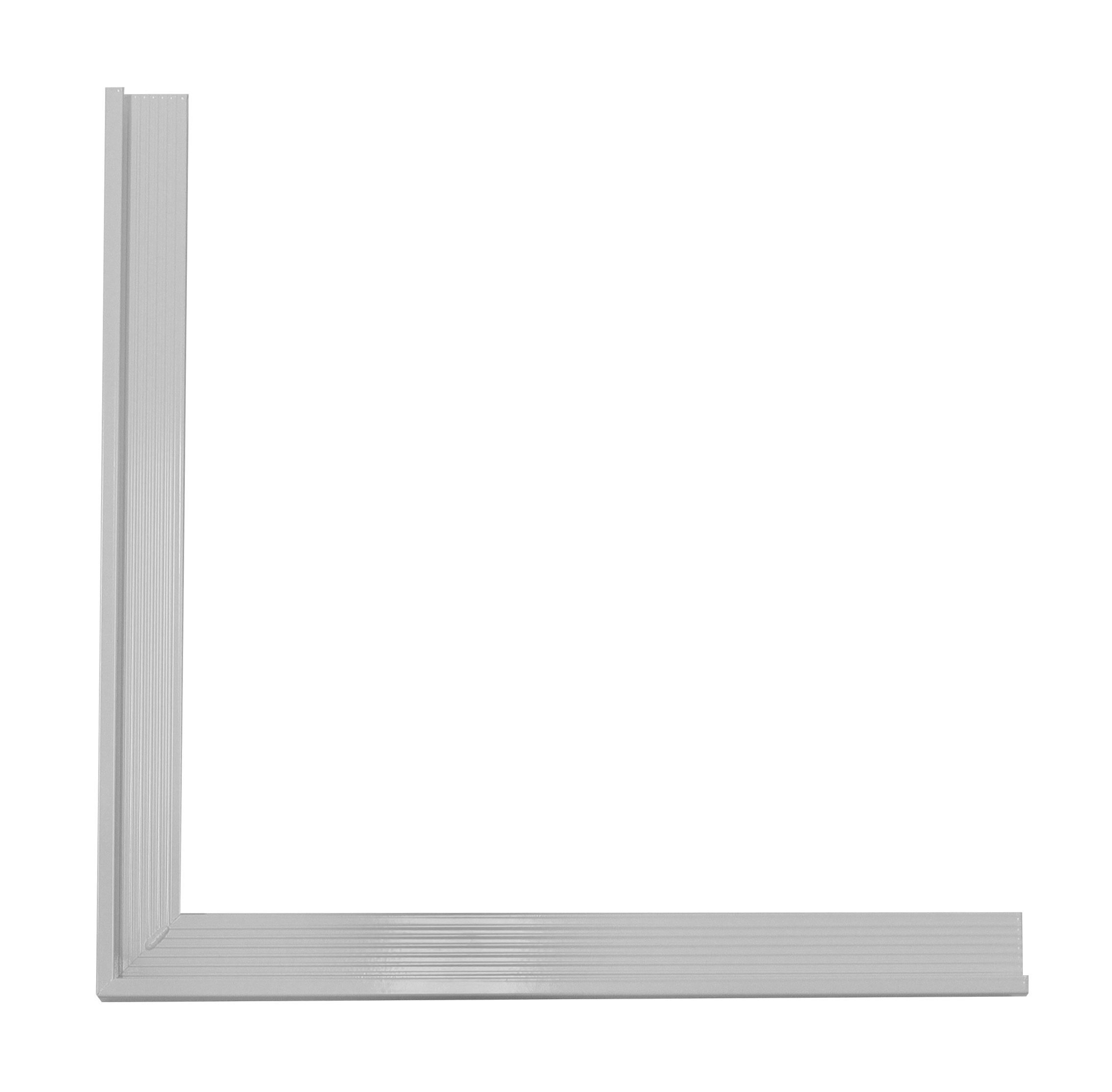 Daktrim Wit Aluminium Buitenhoek 6.0 x 6.4 x 40 cm - Per Stuk, foto 2 van 2