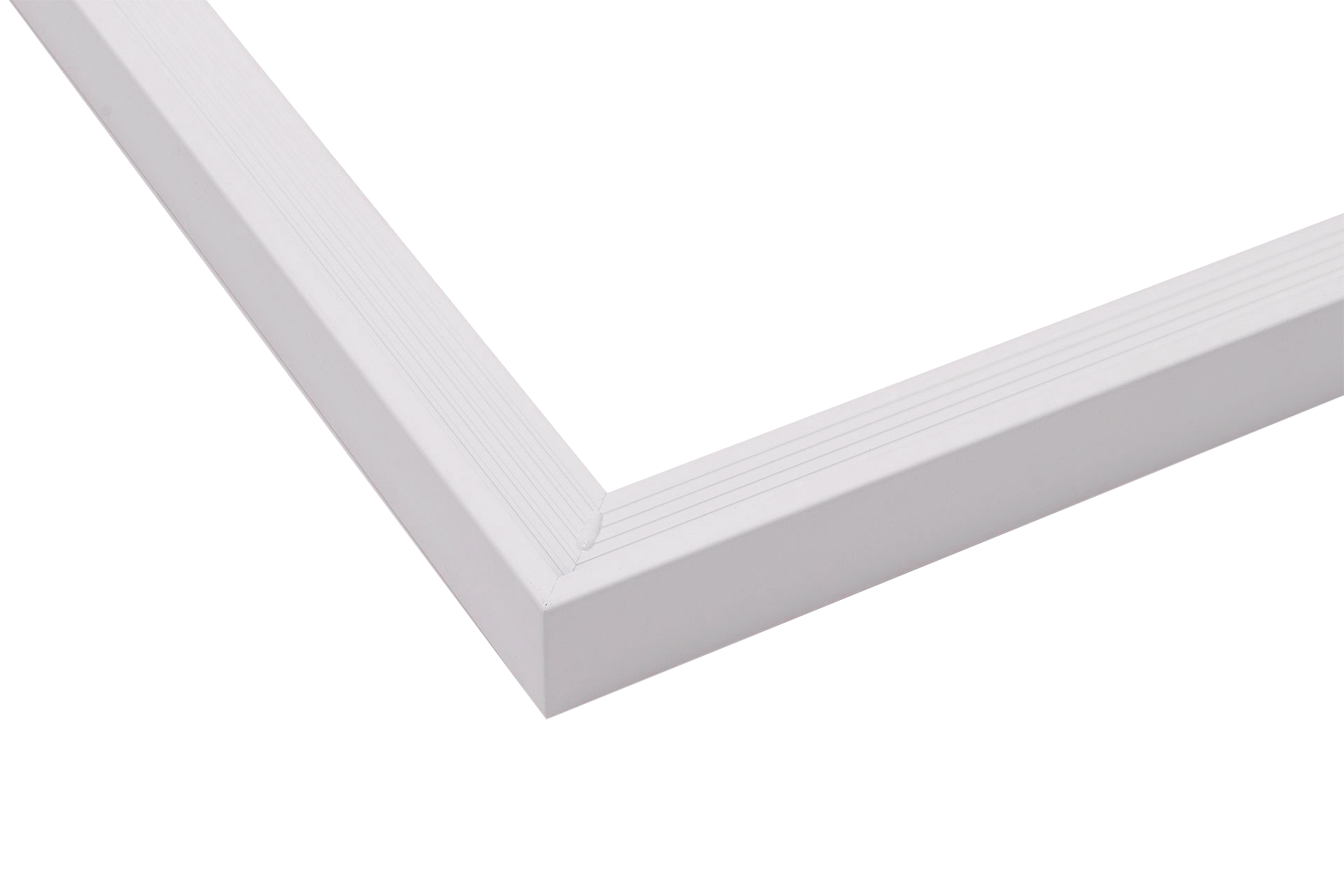 Daktrim Wit Aluminium Buitenhoek 6.0 x 6.4 x 40 cm - Per Stuk