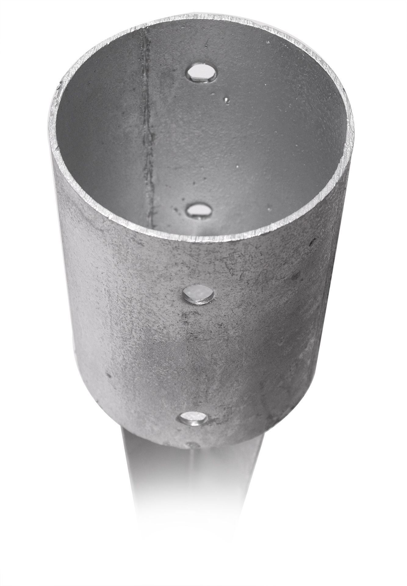 Ronde Paalhouder met punt Ø10.1 x 75 cm - Per Stuk, foto 2 van 2