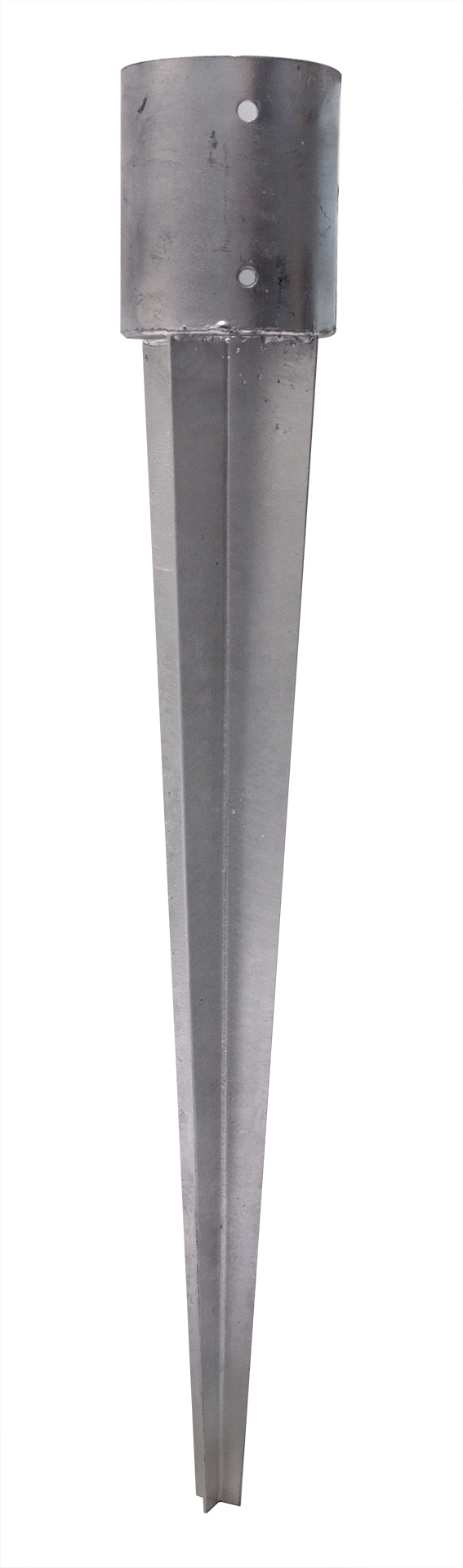 Ronde Paalhouder met punt Ø12.1 x 75 cm - Per Stuk