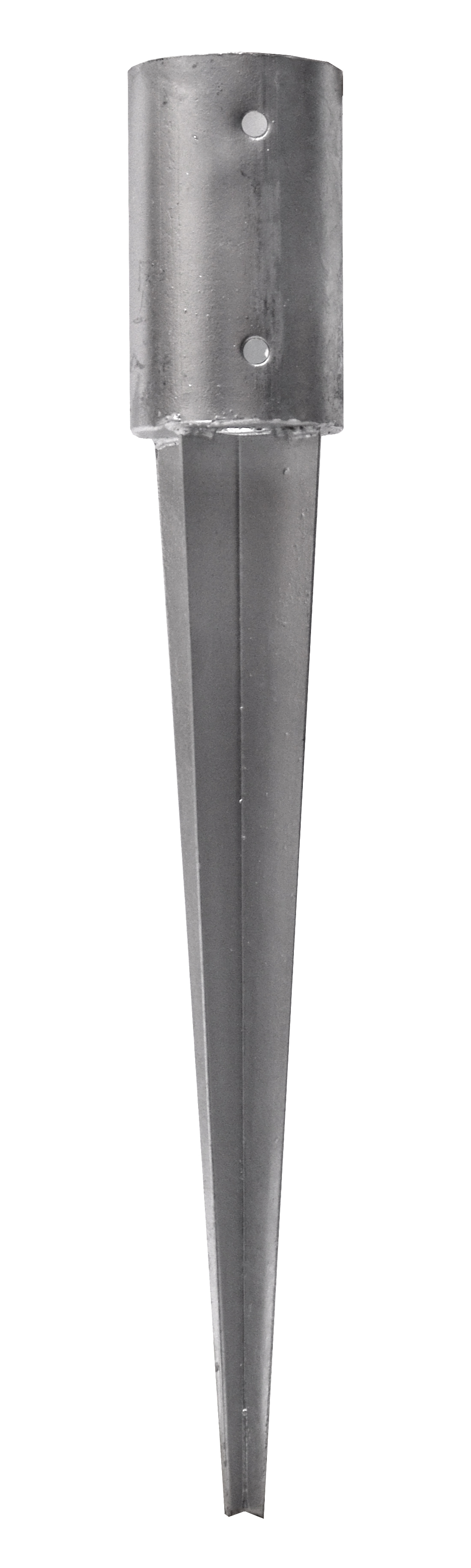 Ronde Paalhouder met punt Ø8.1 x 75 cm - Per Stuk